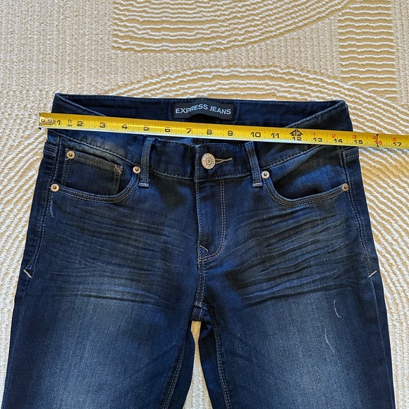 Express Dark Blue Stella low rise skinny Jean - Picture 10 of 12